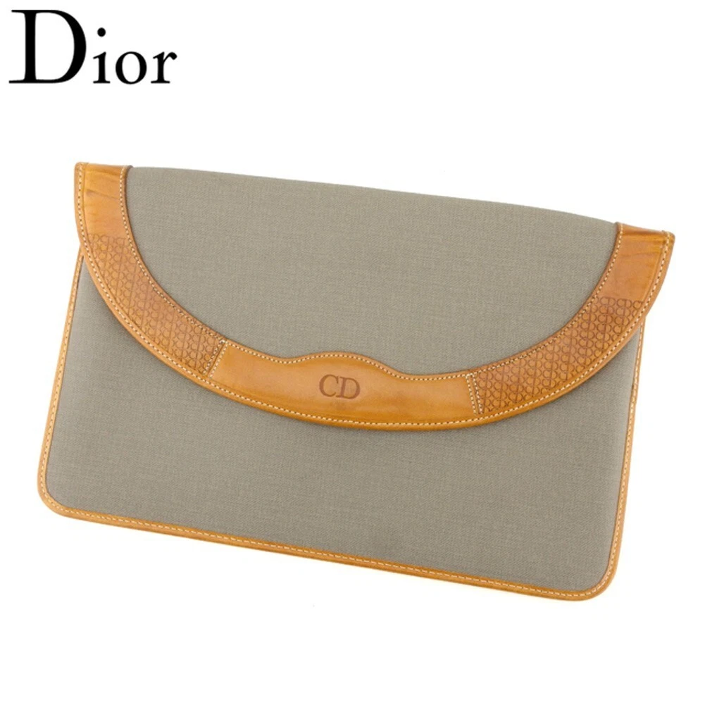 Sac pochette Dior second sac femme s gris gris marron occasion