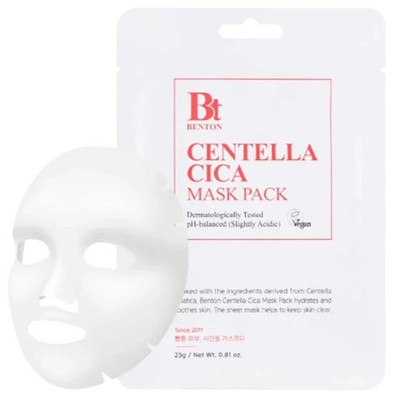Benton Goodbye Redness Centella Soothing Sheet Mask - 10 Stück