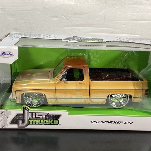 Jada 1:24 Just Trucks 1985 Chevrolet C10 Pickup mit JD3 Wheels Patina Rust 35861