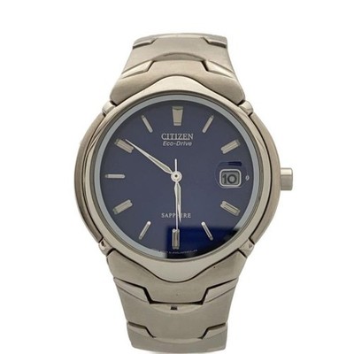 CITIZEN Automatic watch ECO-DRIVE SAPPHIRE Analog Blue Silver GN-4W-S