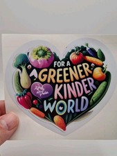 Auto Aufkleber Sticker Spruch For A Greener Kinder World Laptop Kleber TOP