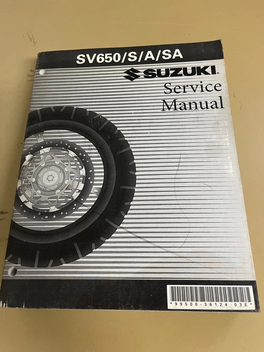 Preços baixos em Reparo de Motocicleta SV650 Manuais e FOLHETOS | eBay