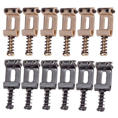6 Stück Saitenreiter für E Gitarren, passend für Locking Tremolo