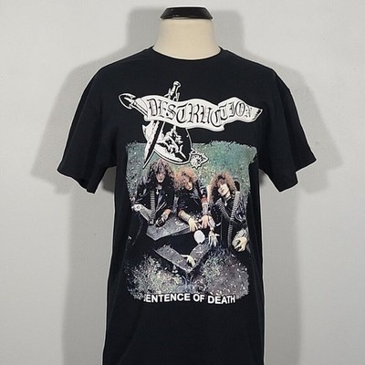 DESTRUCTION Sentence Of Death M MEDIUM T-Shirt Black Mens Band Logo