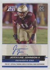 2022 Leaf Pro Set Draft Auto Blue Jermaine Johnson II #PSA-JJ2 Auto 1dm7