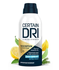 Certain Dri Prescription Strength Clinical Antiperspirant Deodorant Dry Spray, H