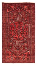 Traditional Vintage Hand-Knotted Oriental Carpet 3'6" x 6'9" Wool Area Rug