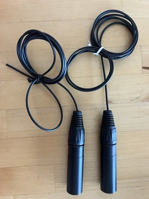 (2) XLR Connecting Cables for Sennheiser MKE Gold Lavalier Mics