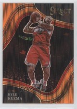 2021-22 Panini Select Courtside Orange Flash Prizm Kyle Kuzma #287 yc1