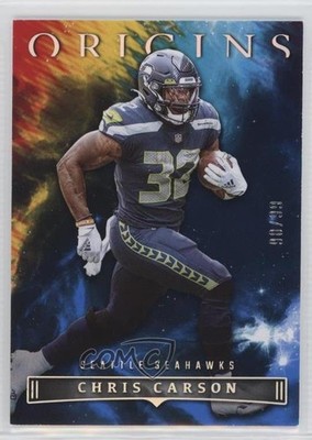 2022 Panini Origins Blue 90/99 Chris Carson #84 1u6