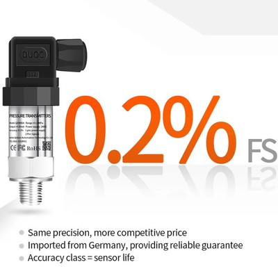 NPT1/4 Pressure Transmitter Sensor 0-100psi to 4-20mA 0-10V Pressure Transducer