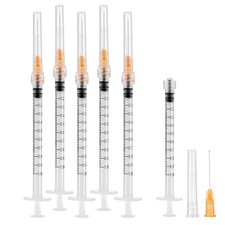 20 Pack 1Ml Syringes with 25G 1 Inch, Disposable Luer Lock Syringe Individually