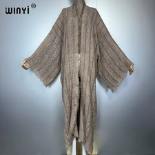 Kimono Autumn Cardigan African Dress Outerwear for Women Fashion Kaftan Beach Co