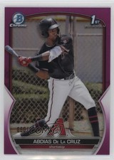 2023 Bowman Chrome Prospects Fuchsia Refractor /199 Abdias De La Cruz 0wp8