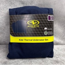 Athletic Works Youth Performance Blue Thermal Underwear Set YOUTH XXL 18 