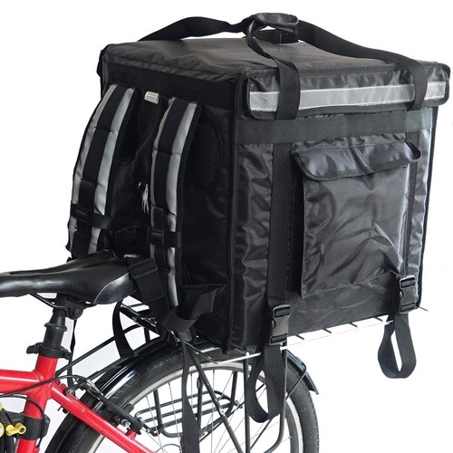 PK-92V: Large Rigid Heavy Duty Food Delivery Box for Motorcycle, Insulated... - Picture 1 of 8