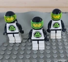 Vintage Lego Space Space Space Blacktron Btron Figure Lot 3 Minifigure Figure Set