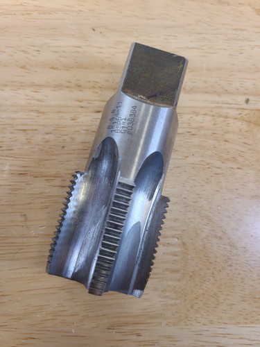 1-1/4" - 11 BSPP British Pipe Parallel Tap - Reiff & Nestor (USA), Reground
