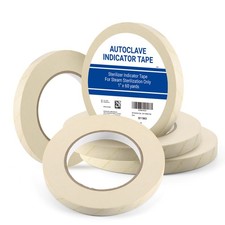 JMU Sterilization Steam Indicator Tape 1/2" 3/4" 1"x 60 Yard Autoclave Tape