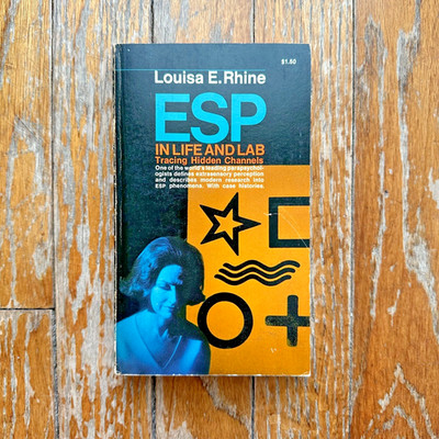Louisa E Rhine ESP IN LIFE AND LAB PSI Research DUKE Parapsychology PB 1969