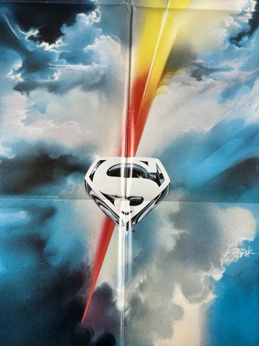 SUPERMAN (1978) Original One Sheet Movie Poster 27" x 41" Christopher Reeve - Picture 6 of 14