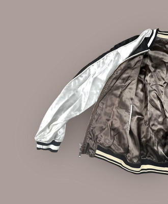 3.1 Phillip Lim Black Mens White Brown Reversible Souvenir Jacket