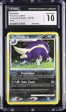 CGC 10 GEM MINT Skuntank 2007 Diamond & Pearl 15/130 Holo Pokemon Card on eBay