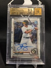 Bgs 9.5 💎 2020 Bowman Chrome Tyler Soderstrom Rookie Auto Rc