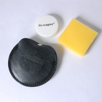 Renapur Mini Leather Care Cream with Bridle Leather Pouch