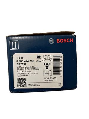 Bosch 0 986 424 795 / BP2697 Bremsbelagsatz   Scheibenbremse   90R-02A1200/4218