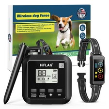 2025 AI Technology Rechargeable Wireless Dog Fence System Electric Dog Fence ...