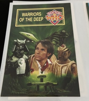 1995 Doctor Who Sammelpostkarte - Krieger der Tiefe