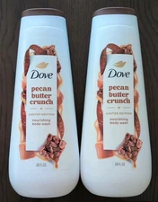 Dove Holiday Treats Body Wash Pecan Butter Crunch LIMITED EDITION 20 fl oz
