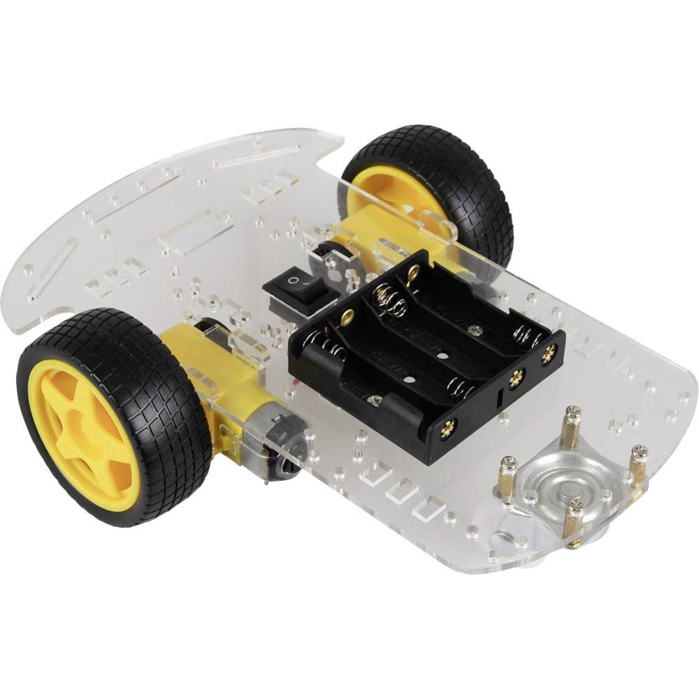 Châssis roulant Joy-it robot05 kit carrosserie robotique DIY deux roues motrices