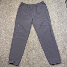 Janji Transit Tech Pants Mens L Blue Running Joggers Stretch Lightweight Active