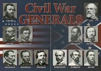 Civil War Union, Confederate Generals Ulysses S Grant Robert E. Lee etc Postcard
