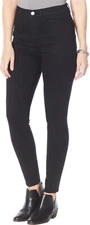 DG2 Diane Gilman Stretch Signature UltraSkinny Jean Black 6P NEW (532)