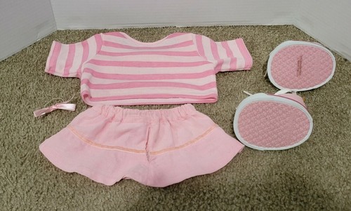 Build A Bear Brown Bunny Rabbit Plush With Pink Clothing Stuffed Toy Soft - Picture 8 of 12