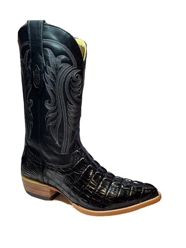 Bottes Western Justin 2436 En Cuir Marron - Homme Taille 9.5