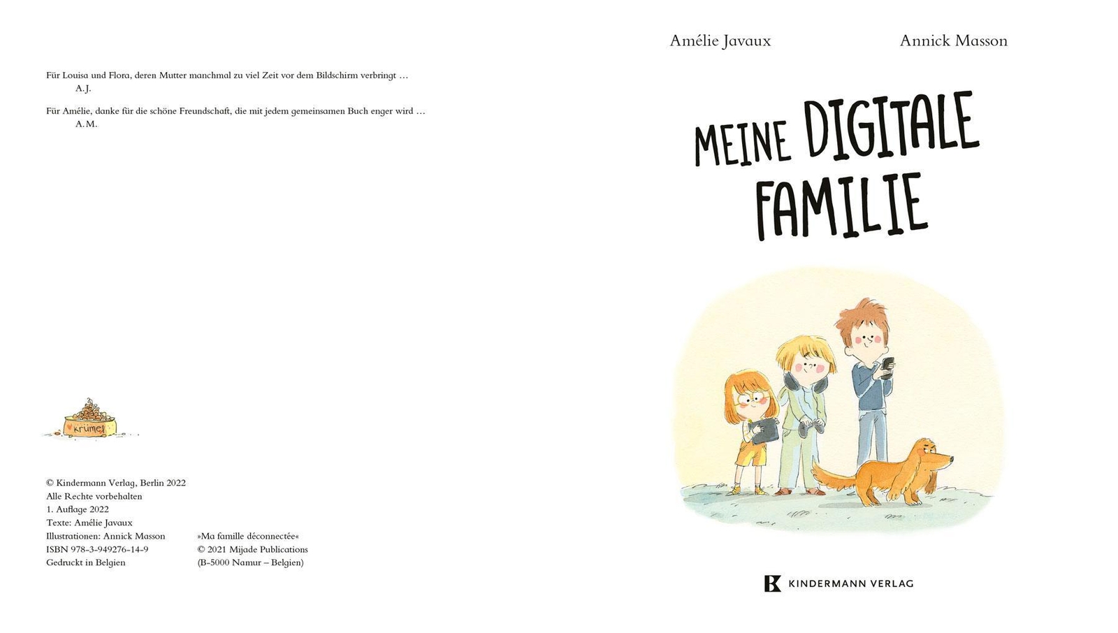 Thumbnail - Meine Digitale Familie | Amélie Javaux | Buch | 32 S. | Deutsch | 2023