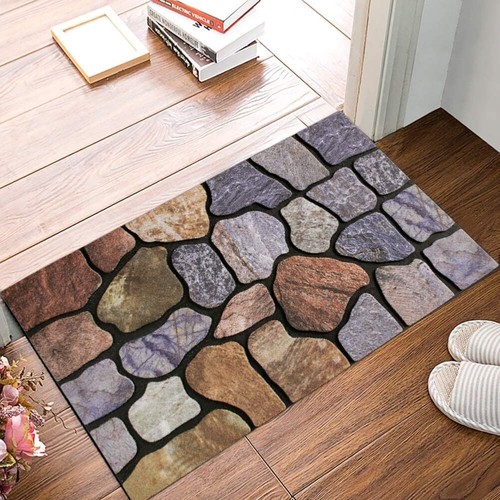 Outdoor Welcome Mats for Front Door Entrance Non Slip Rubber Door Mat Heavy Duty - Picture 5 of 6