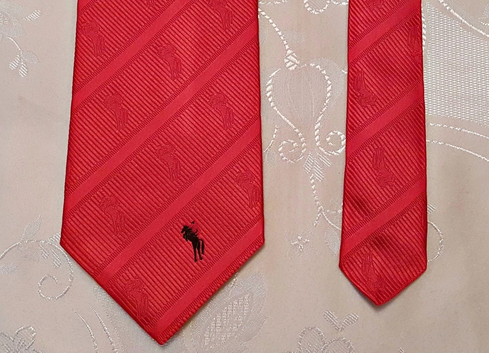 CORBATA SUIZA VINTAGE AUTÉNTICA PAPILLON SEDA ROJA PARA HOMBRE Foto 2 de 4