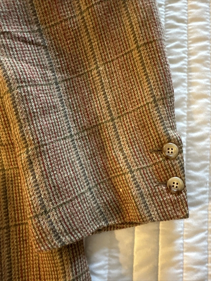 Винтажное спортивное пальто Polo Ralph Lauren Tweed 42R - Изображение 4 из 4