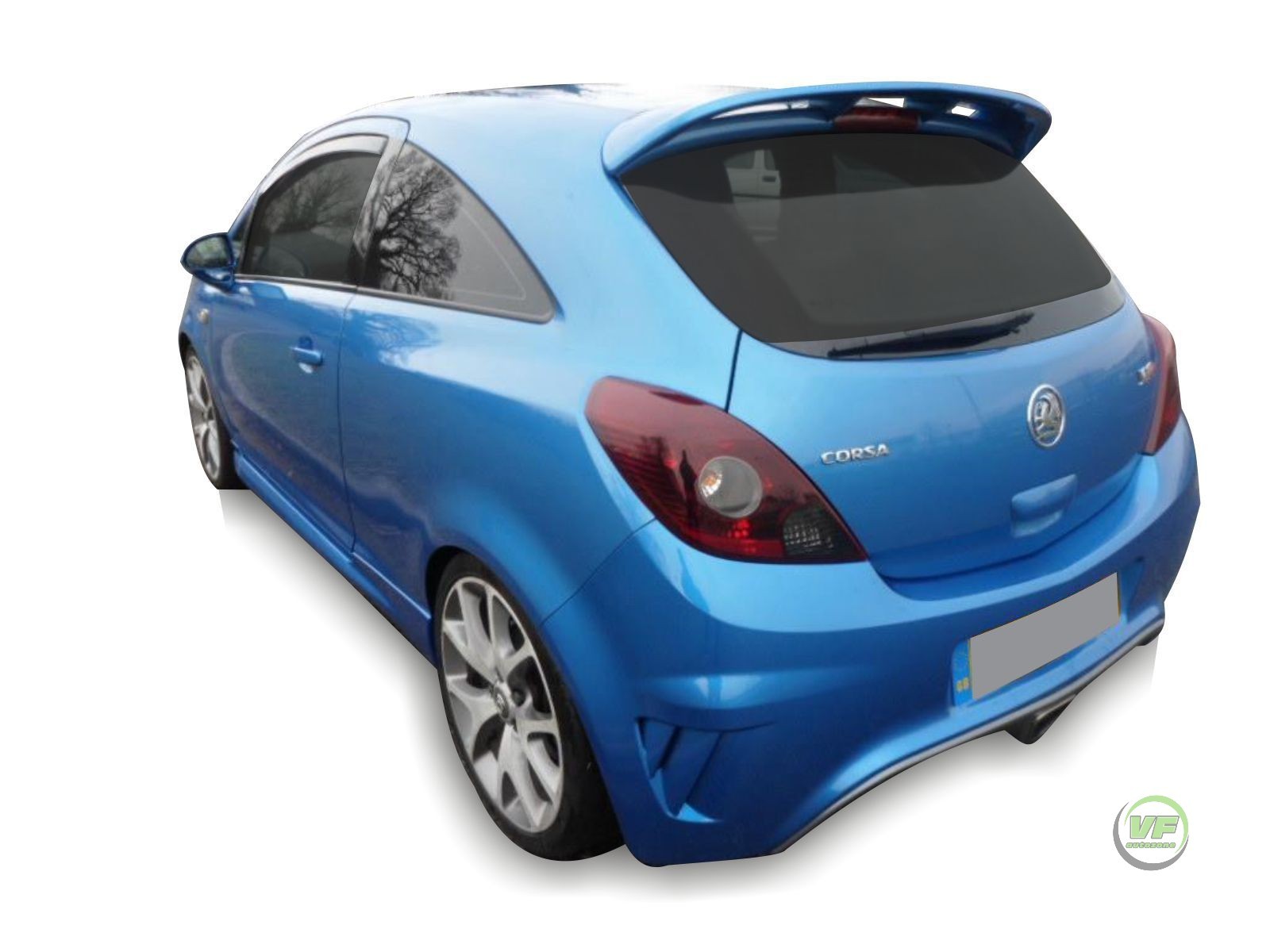 HEKO TINTED WIND DEFLECTORS for VAUXHALL CORSA D VXR mk3 3 Door 2006