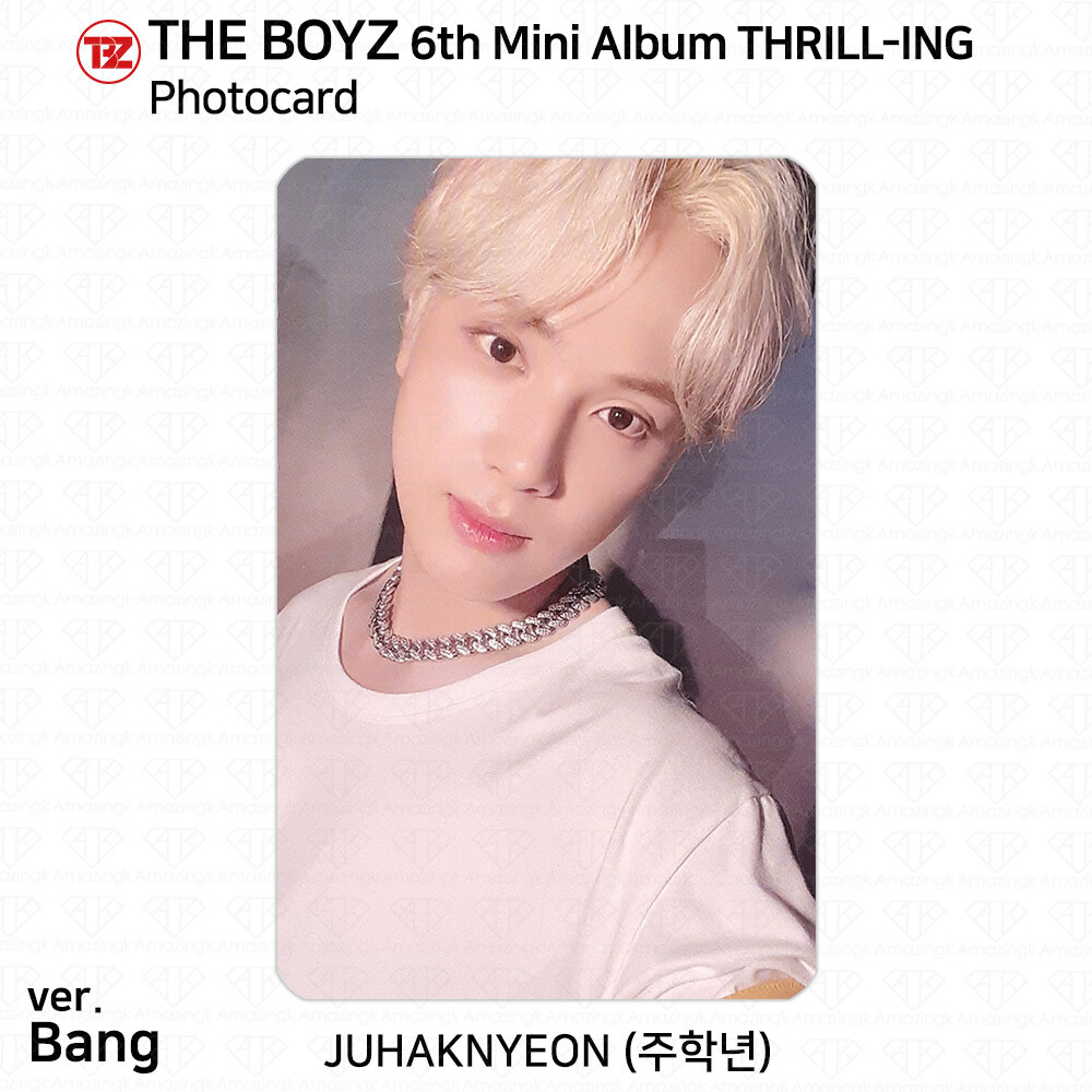 newshot ジュヨン The Boyz 6th Mini Album Thrill-ing Official Photocard