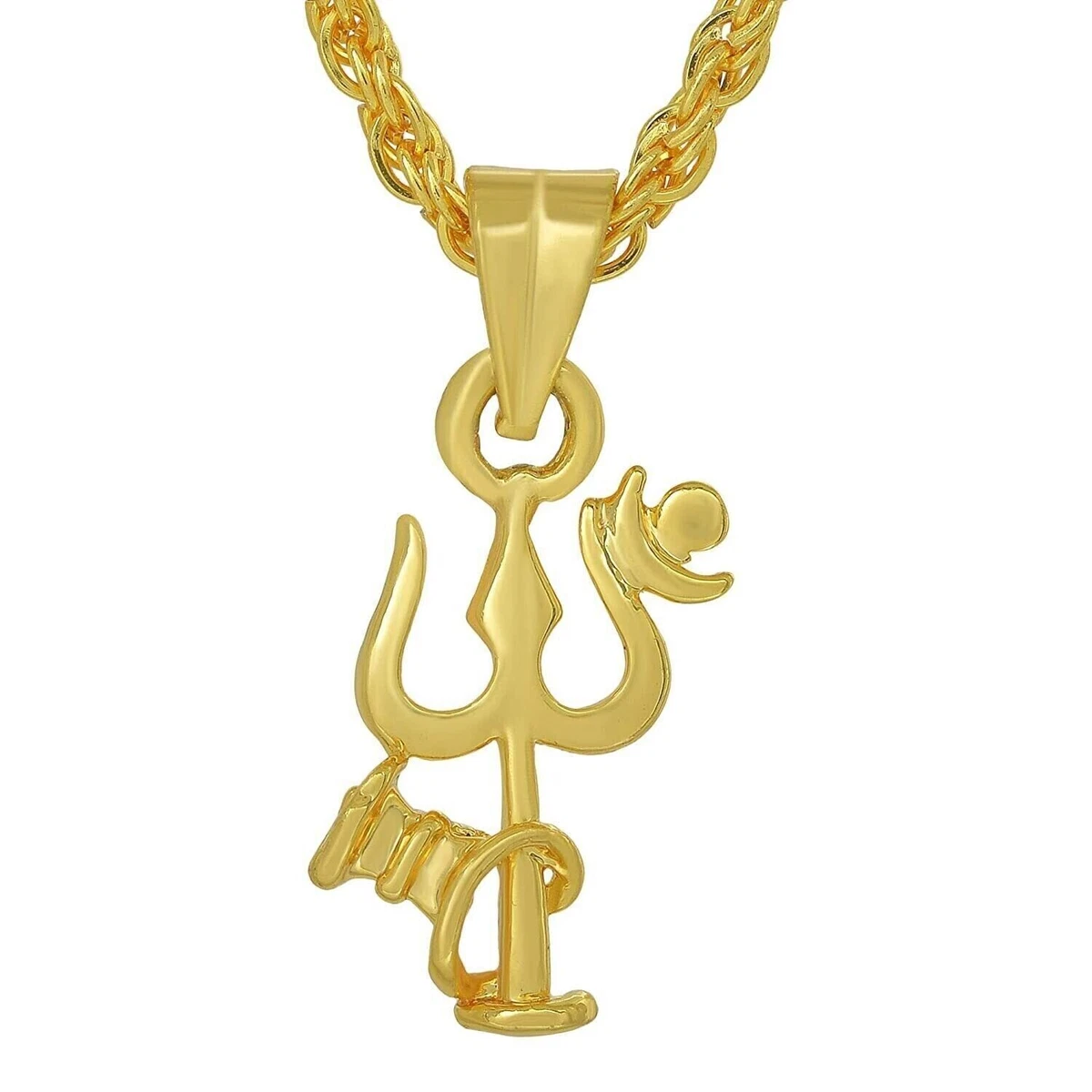 Mahadev gold deals pendant