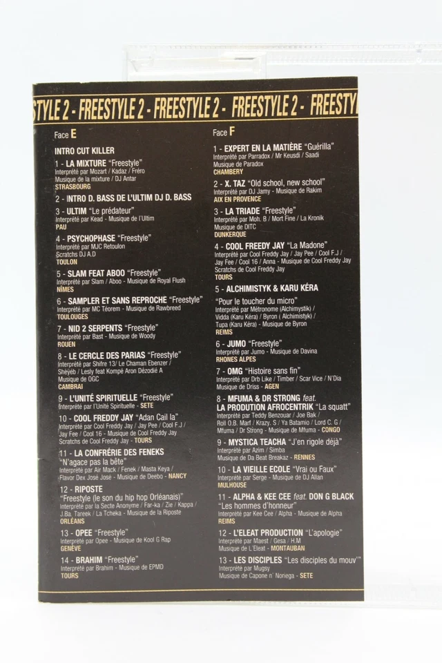 jaquette uniquement ( pas de mixtape ) Dj Cut killer freestyle 2 vol 3 province - Photo 4/4
