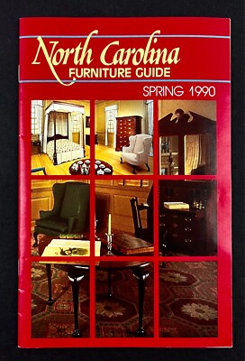 1990 North Carolina Furniture Guide Small Town Store Ads Vintage Travel Booklet