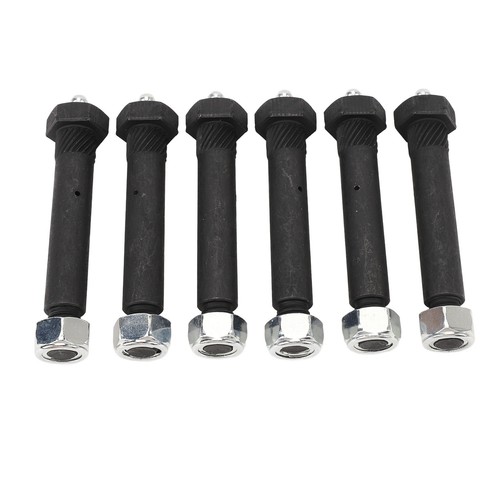 4-Piece Trailer Spring Shackle Bolt & Nut Set - 9/16" X 3" Long, Heavy Duty