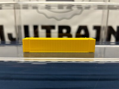 Promotex (Con-Cor) N Scale 48  Undecorated Yellow Container Load (T)